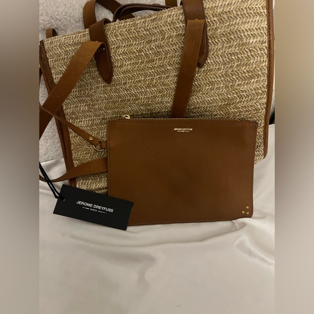 Brand new!!
Jerome Dreyfuss

Leon M Bag Raphia